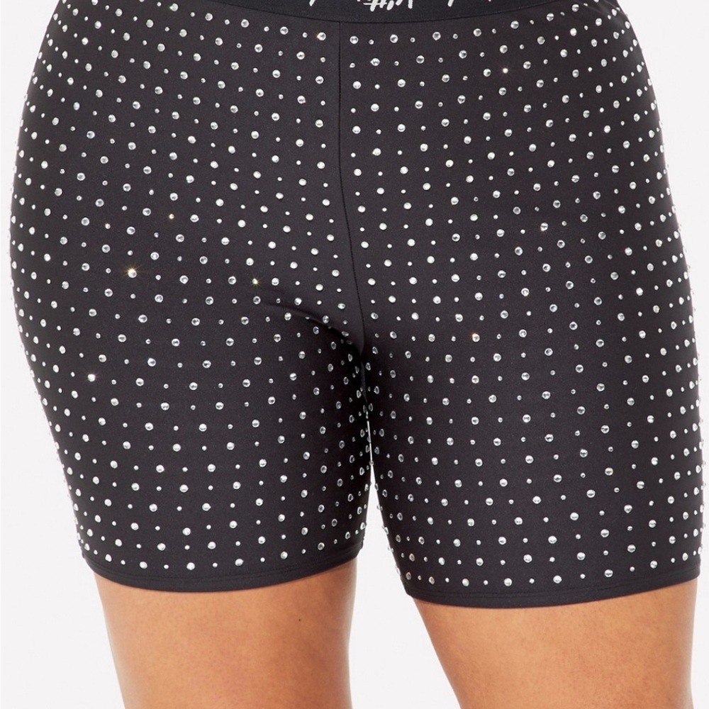 Yitty rhinestone biker shorts 3x